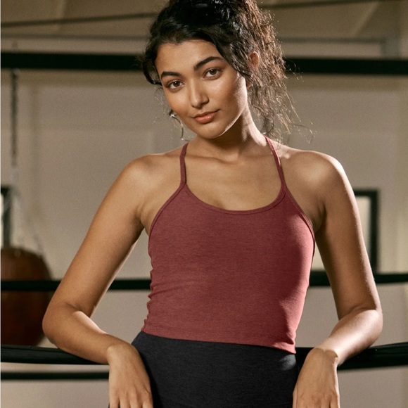 Beyond Yoga Tops - Beyond Yoga Spacedye Slim Racerback Cropped Tank